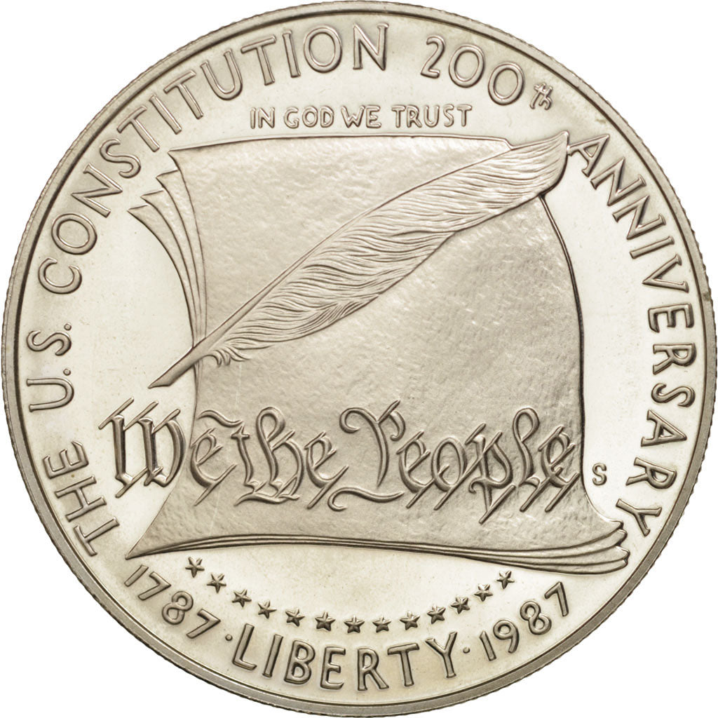 Coin, United States, Dollar, 1987, U.S. Mint, San Francisco, MS(63), Silver