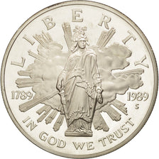 Moneta, Stati Uniti, Dollar, 1989, U.S. Mint, San Francisco, SPL, Argento