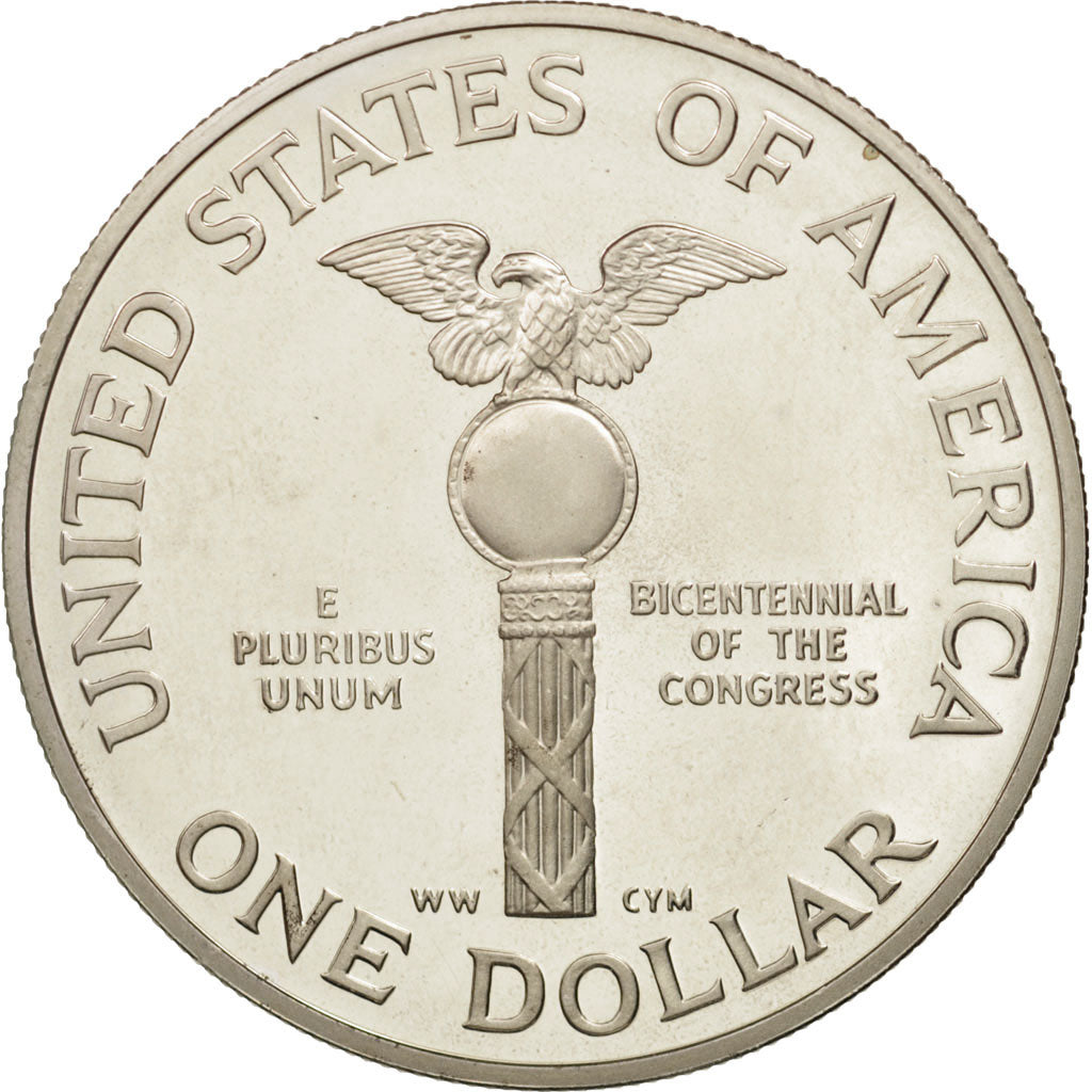 Moneta, Stati Uniti, Dollar, 1989, U.S. Mint, San Francisco, SPL, Argento