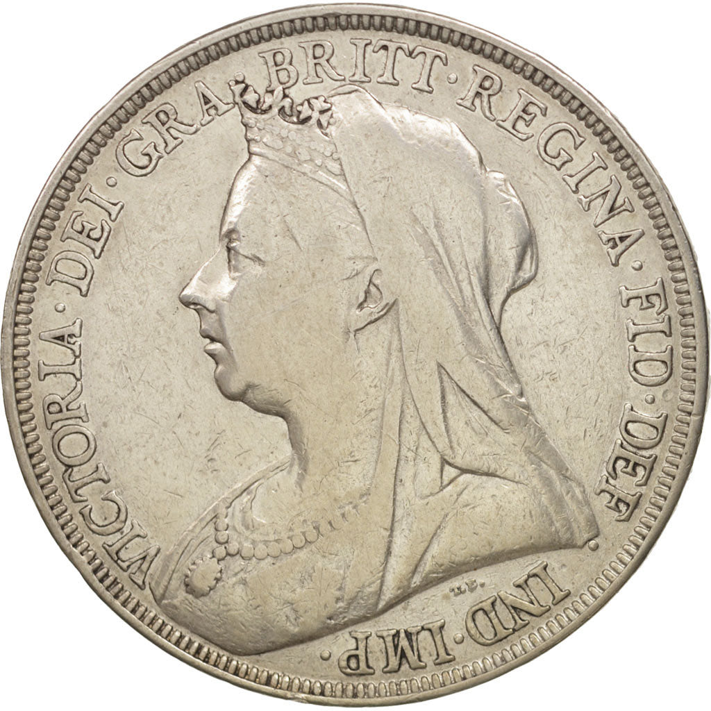 Great Britain, Victoria, Crown, 1898, VF(30-35), Silver, KM:783