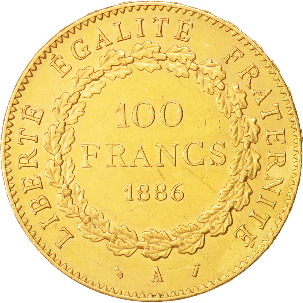 Francia, Génie, 100 Francs, 1886, Paris, BB+, Oro, KM:832, Gadoury:1137