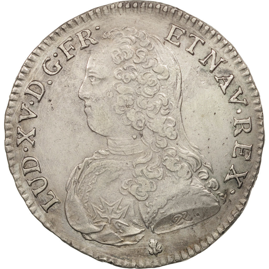 France, Louis XV, 1/2 Écu aux branches d'olivier, 1729, Riom, KM 484.14