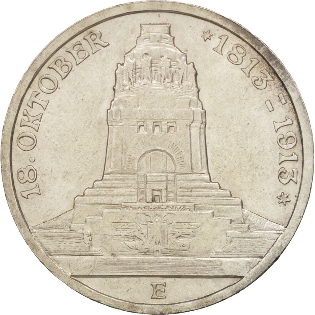 German States, SAXONY-ALBERTINE, Friedrich August III, 3 Mark, KM 1275