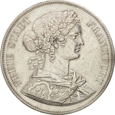 Stati tedeschi, FRANKFURT AM MAIN, 2 Thaler, 3-1/2 Gulden, 1866, BB+, KM 365