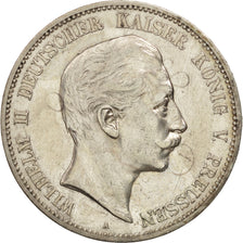 Coin, German States, PRUSSIA, Wilhelm II, 5 Mark, 1904, Berlin, EF(40-45)