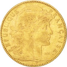 Francia, Marianne, 10 Francs, 1899, Paris, BB+, Oro, KM:846, Gadoury:1017
