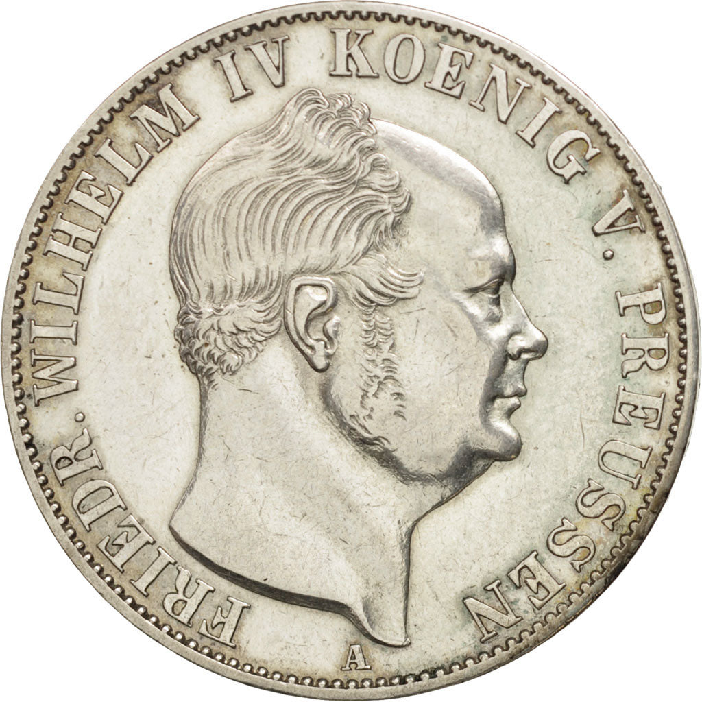 German States, PRUSSIA, Friedrich Wilhelm IV, Thaler, 1854, Berlin, KM 466