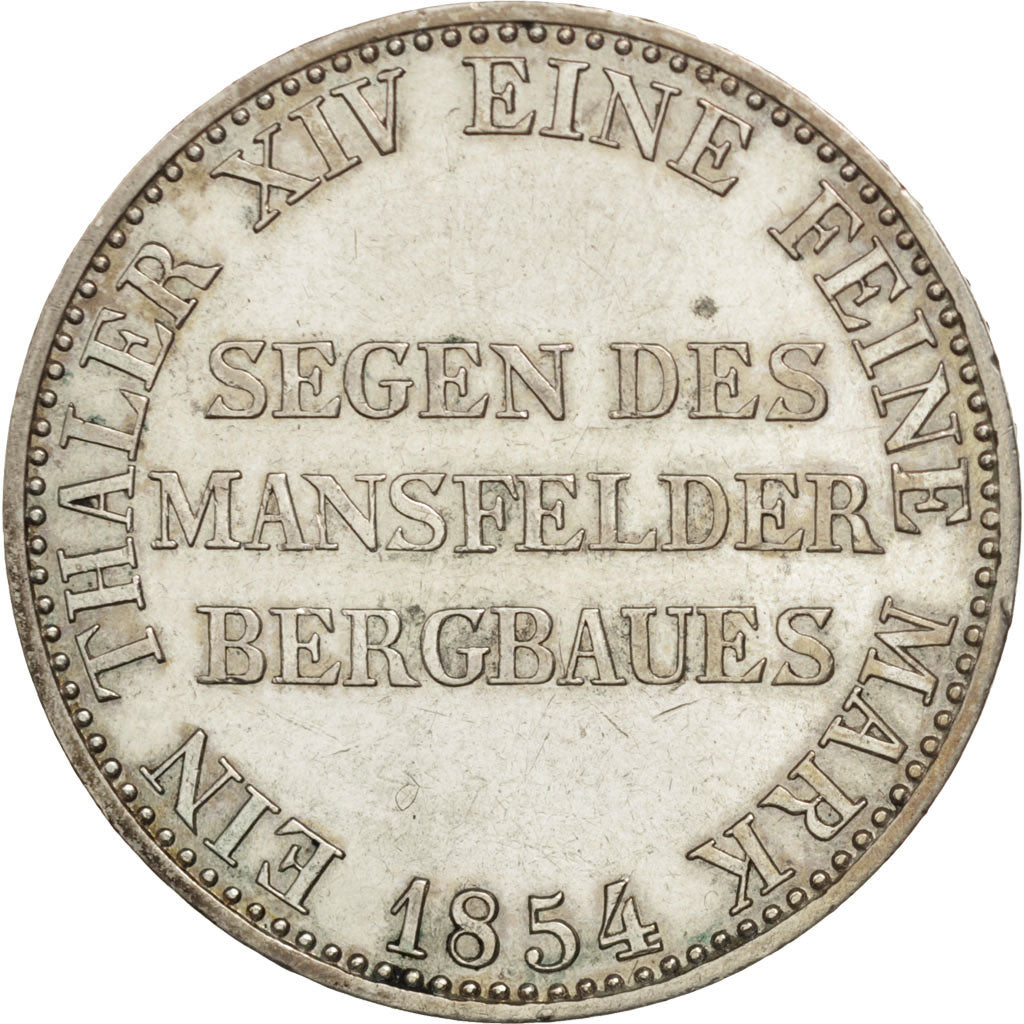 German States, PRUSSIA, Friedrich Wilhelm IV, Thaler, 1854, Berlin, KM 466