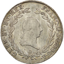 Austria, Franz II (I), 20 Kreuzer, 1803, Kremnitz, MBC, Plata, KM:2139