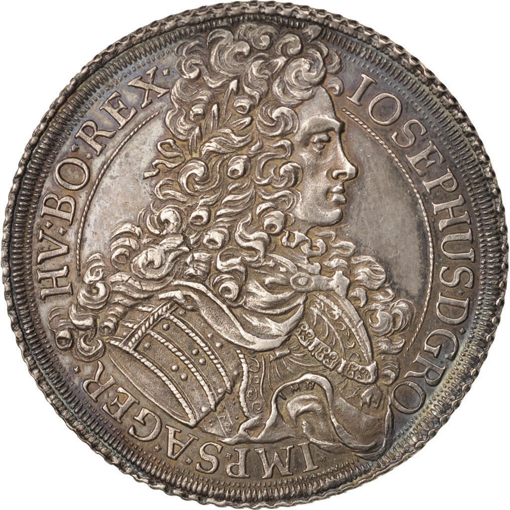 Austria, Joseph I, Thaler, 1709, Vienna, AU(50-53), Silver, KM:1444
