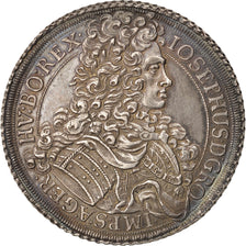 Austria, Joseph I, Thaler, 1709, Vienna, AU(50-53), Silver, KM:1444
