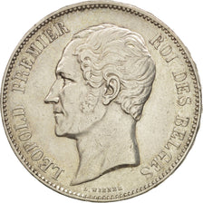 Belgium, Leopold I, 5 Francs, 5 Frank, 1851, EF(40-45), Silver, KM:17