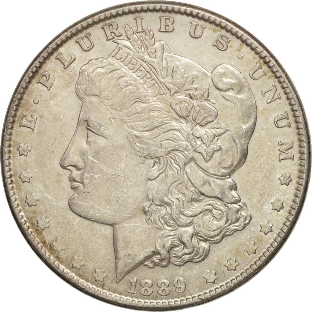 États-Unis, Morgan Dollar, Dollar, 1889, U.S. Mint, Philadelphia, TTB+, KM 110