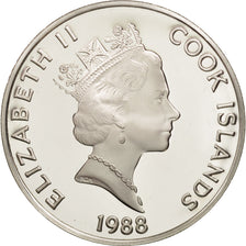 Coin, Cook Islands, Elizabeth II, 50 Dollars, 1988, Franklin Mint, USA