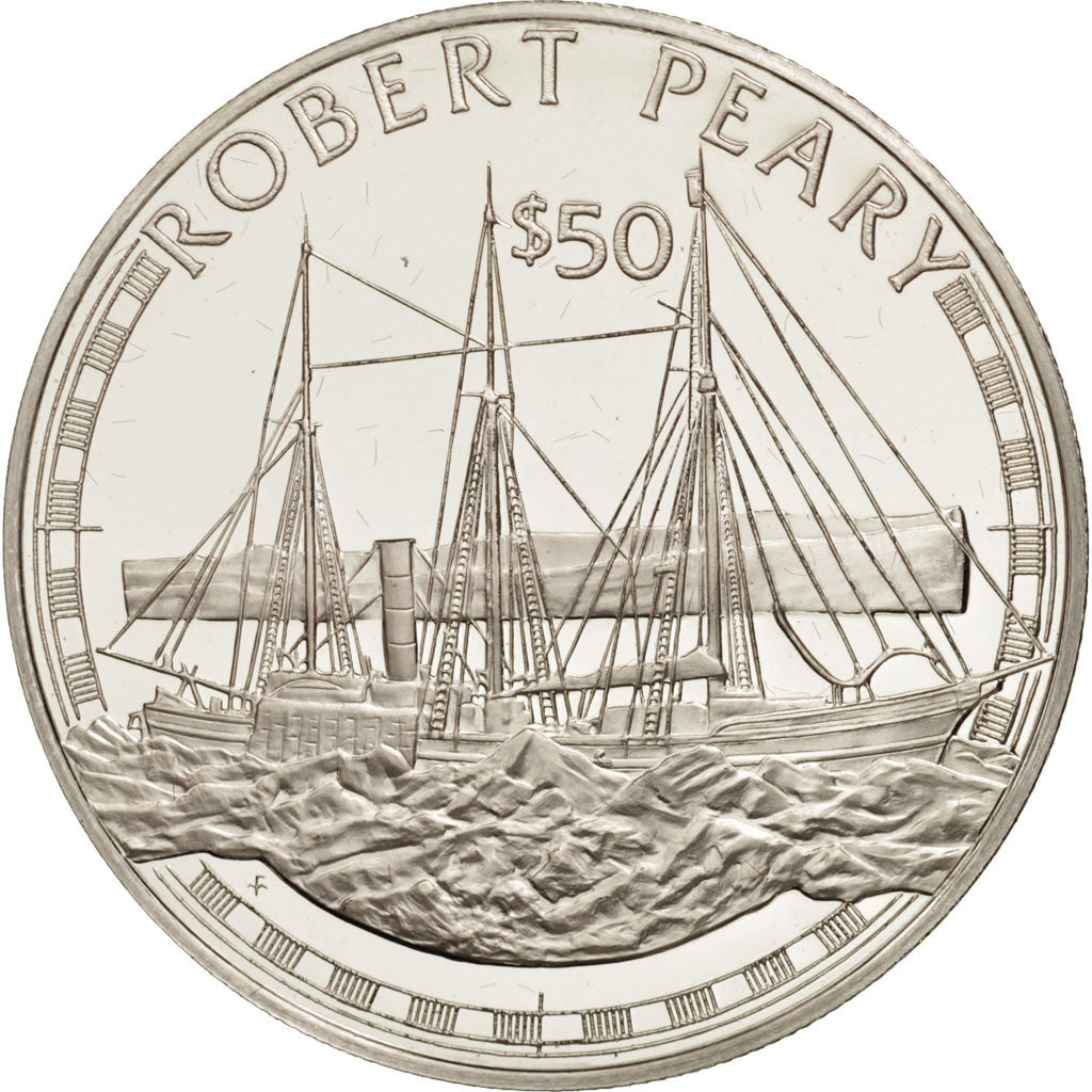 Coin, Cook Islands, Elizabeth II, 50 Dollars, 1988, Franklin Mint, USA