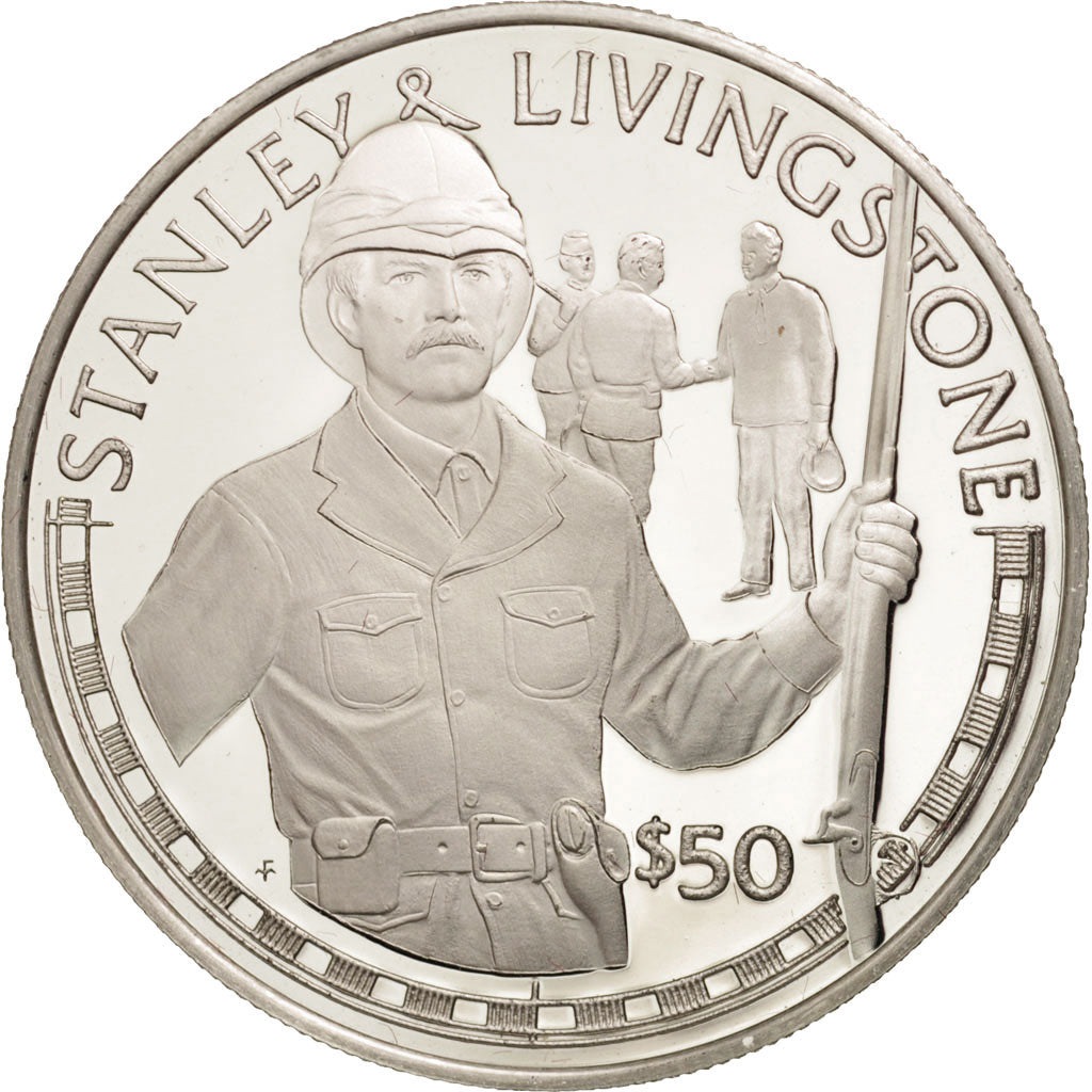 Coin, Cook Islands, Elizabeth II, 50 Dollars, 1988, Franklin Mint, MS(65-70)