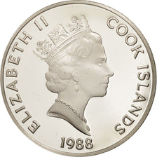 Cook Islands, Elizabeth II, 50 Dollars, 1988, Franklin Mint, USA, KM 98
