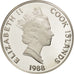 Islas Cook, Elizabeth II, 50 Dollars, 1988, Franklin Mint, USA, FDC, KM 106