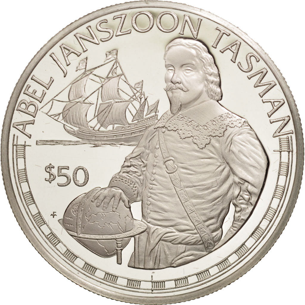 Îles Cook, Elizabeth II, 50 Dollars, 1988, Franklin Mint, USA, FDC, KM 106