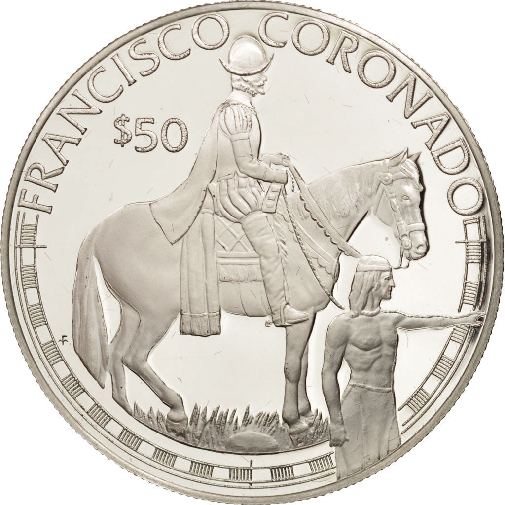 Cook Islands, Elizabeth II, 50 Dollars, 1988, Franklin Mint, USA, KM 102