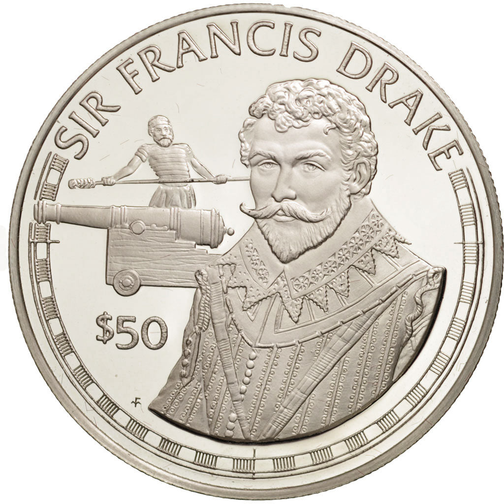 Cook Islands, Elizabeth II, 50 Dollars, 1988, Franklin Mint, USA, KM 68