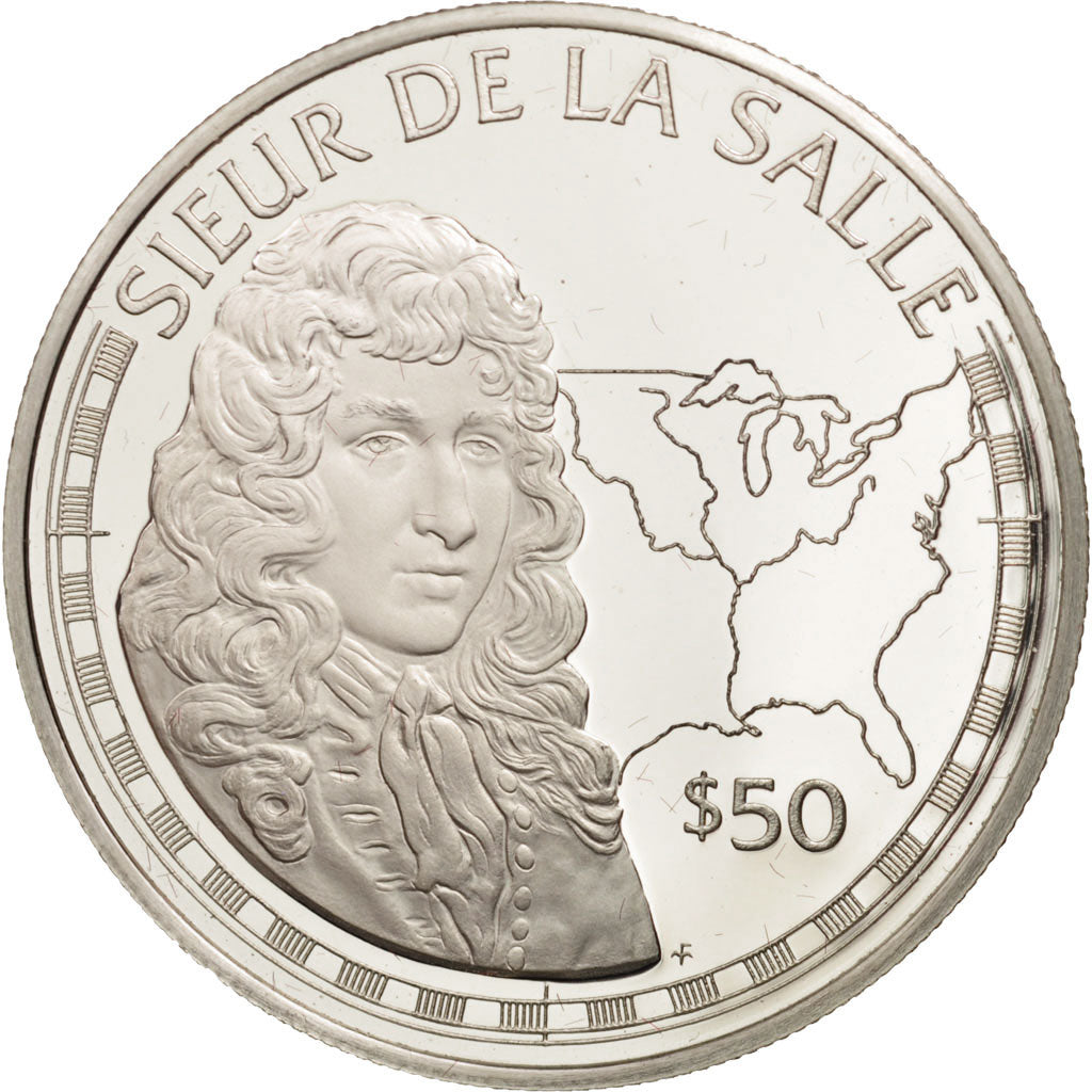 Cook Islands, Elizabeth II, 50 Dollars, 1988, Franklin Mint, USA, KM 69