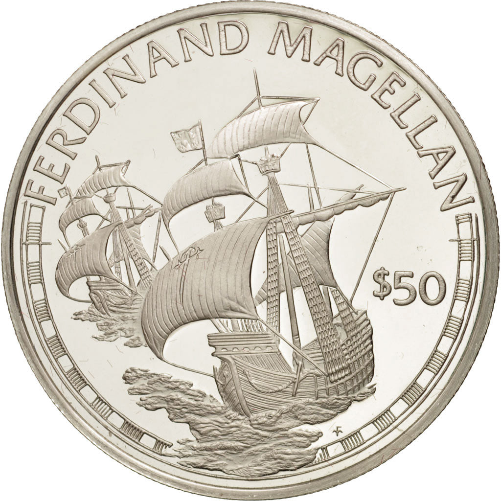 Cook Islands, Elizabeth II, 50 Dollars, 1988, Franklin Mint, USA, KM 64