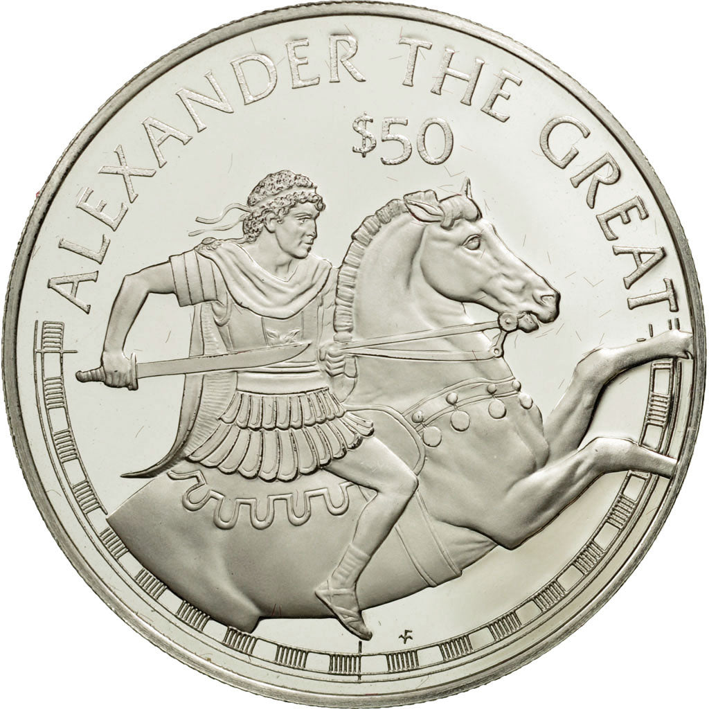Cook Islands, Elizabeth II, 50 Dollars, 1988, Franklin Mint, USA, KM96