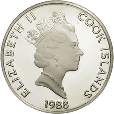 Cook Islands, Elizabeth II, 50 Dollars, 1988, Franklin Mint, USA, KM 99