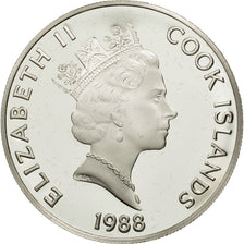 Îles Cook, Elizabeth II, 50 Dollars, 1988, Franklin Mint, USA, FDC, KM 63