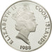 Isole Cook, Elizabeth II, 50 Dollars, 1988, Franklin Mint, USA, FDC, KM 63