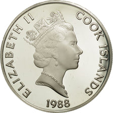 Cook Islands, Elizabeth II, 50 Dollars, 1988, Franklin Mint, USA, KM 67