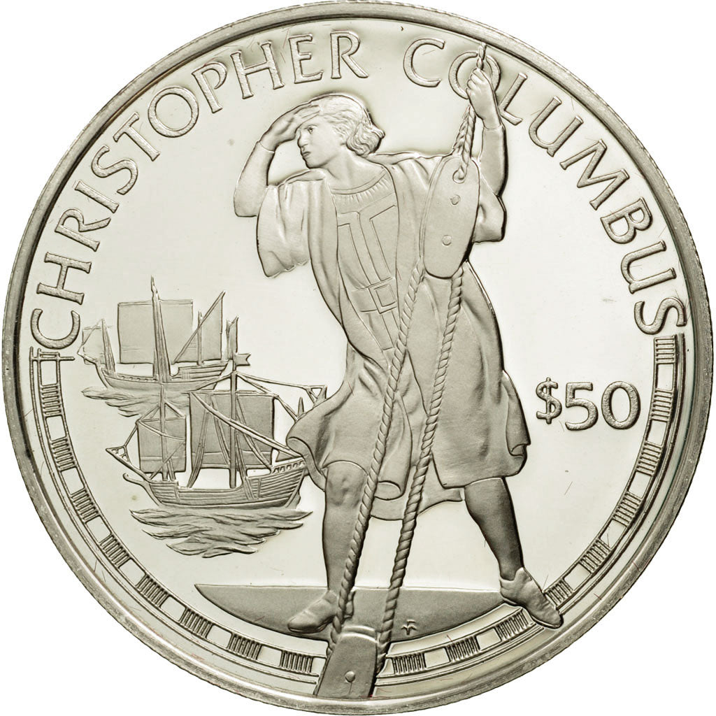 Cook Islands, Elizabeth II, 50 Dollars, 1988, Franklin Mint, USA, KM 67
