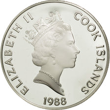 Coin, Cook Islands, Elizabeth II, 50 Dollars, 1988, Franklin Mint, USA