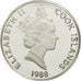 Isole Cook, Elizabeth II, 50 Dollars, 1988, Franklin Mint, USA, FDC, KM 97