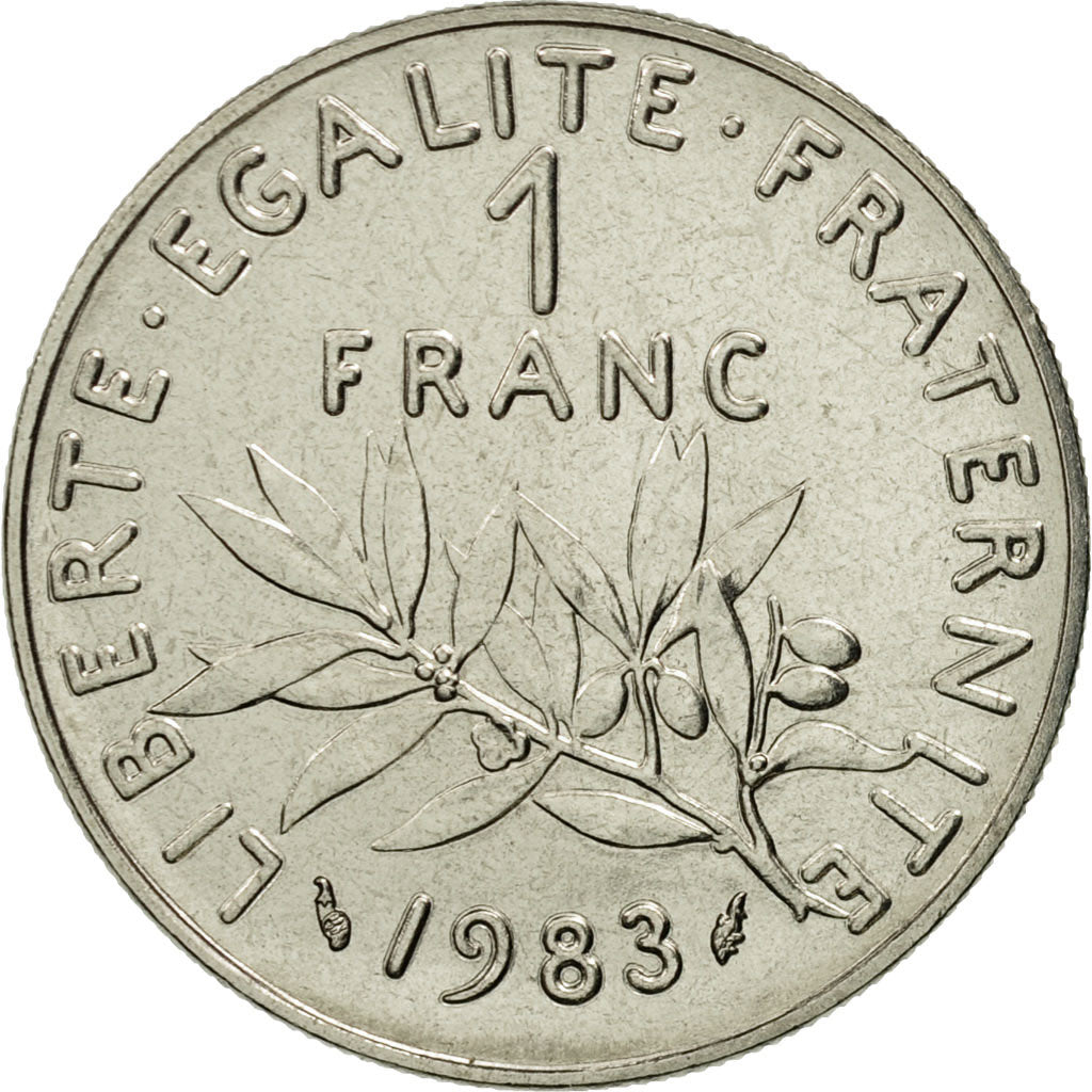 Münze, Frankreich, Semeuse, Franc, 1983, Paris, STGL, Nickel, KM:925.1