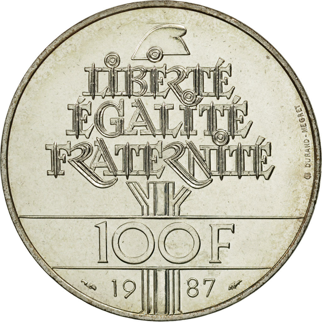 Monnaie, France, Lafayette, 100 Francs, 1987, FDC, Argent, KM:962, Gadoury:902