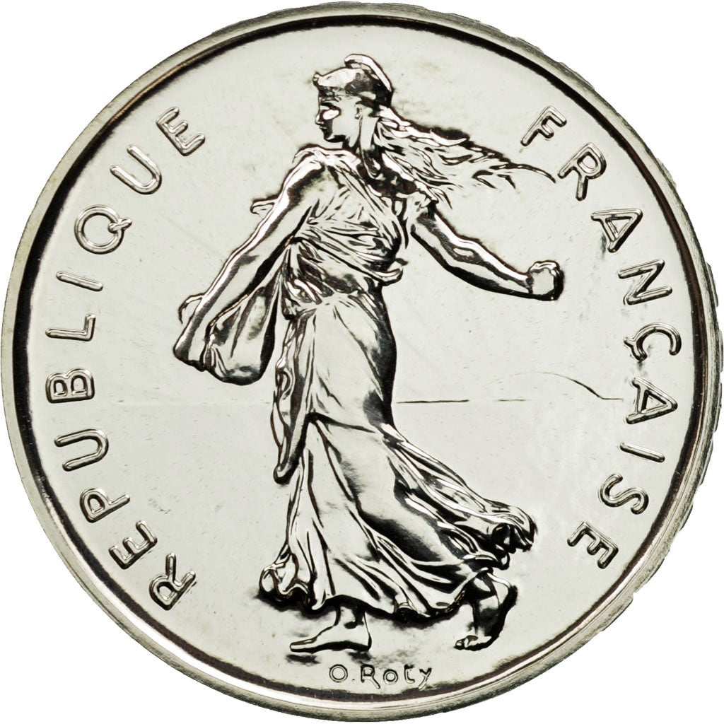Frankreich, 5 Francs, 2001, Paris, STGL, Silber, KM:1309, Gadoury:771