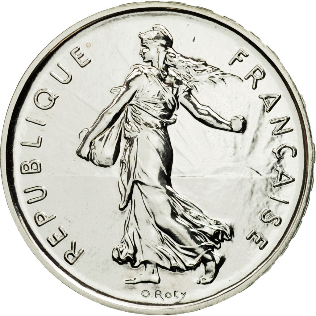 France, 5 Francs, 2001, Paris, FDC, Argent, KM:1309, Gadoury:771