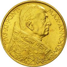 Coin, VATICAN CITY, Pius XI, 100 Lire, 1933-1934, AU(55-58), Gold, KM:19
