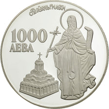 Bulgaria, 1000 Leva, 1996, MS(65-70), Silver, KM:222