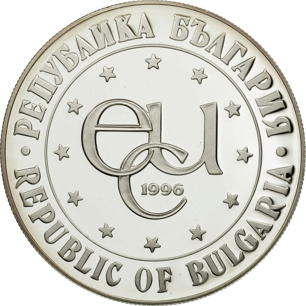 Bulgaria, 1000 Leva, 1996, MS(65-70), Silver, KM:222