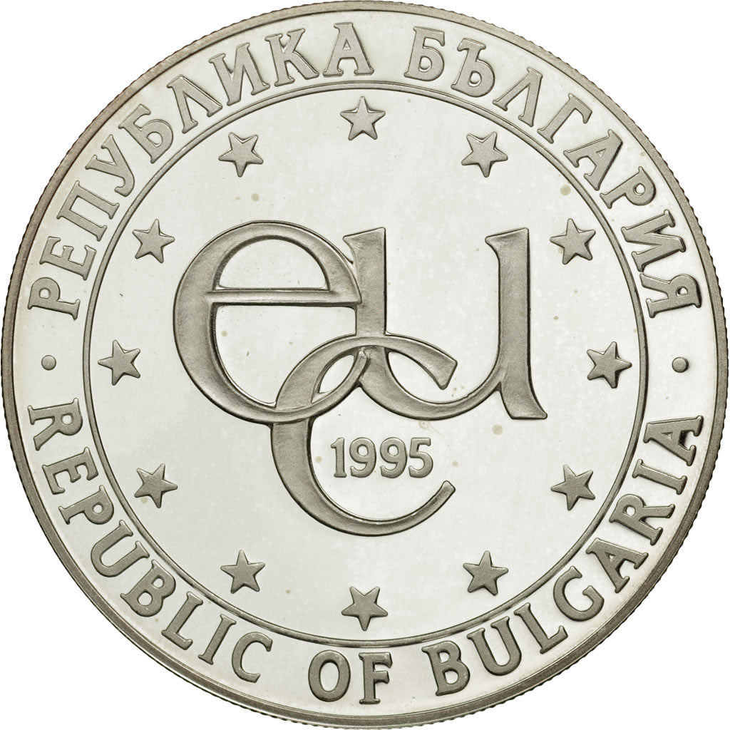 Bulgaria, 1000 Leva, 1995, MS(65-70), Silver, KM:217