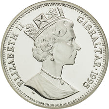 Coin, Gibraltar, Elizabeth II, 14 Ecus, 1995, MS(65-70), Silver, KM:495