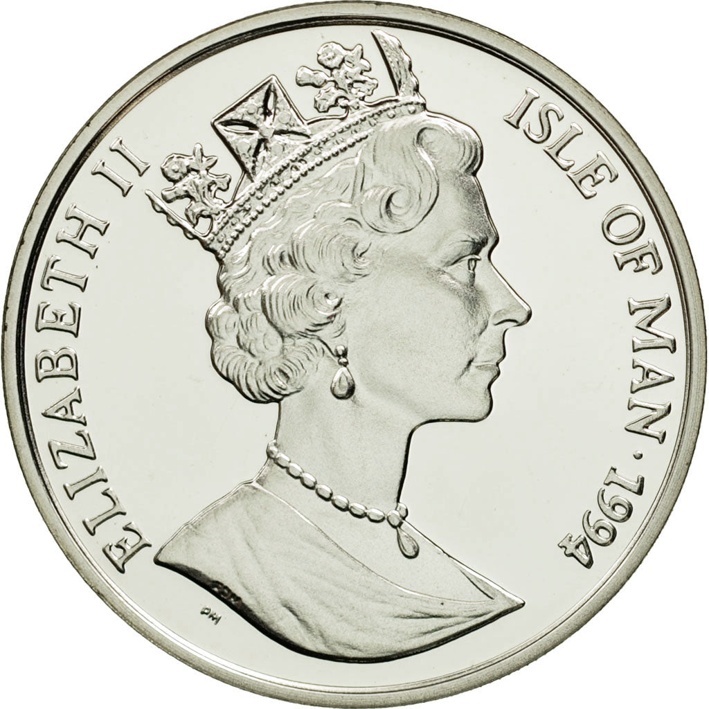 Coin, Isle of Man, Elizabeth II, 15 Ecus, 1994, Pobjoy Mint, MS(65-70), Silver