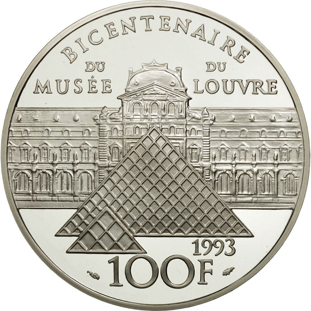 Coin, France, 100 Francs, 1993, MS(65-70), Silver, KM:1021, Gadoury:C55