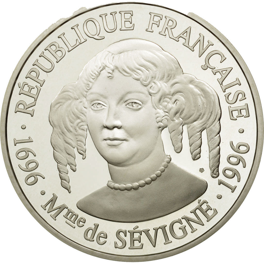 France, 100 Francs, 1996, MS(65-70), Silver, KM:1138