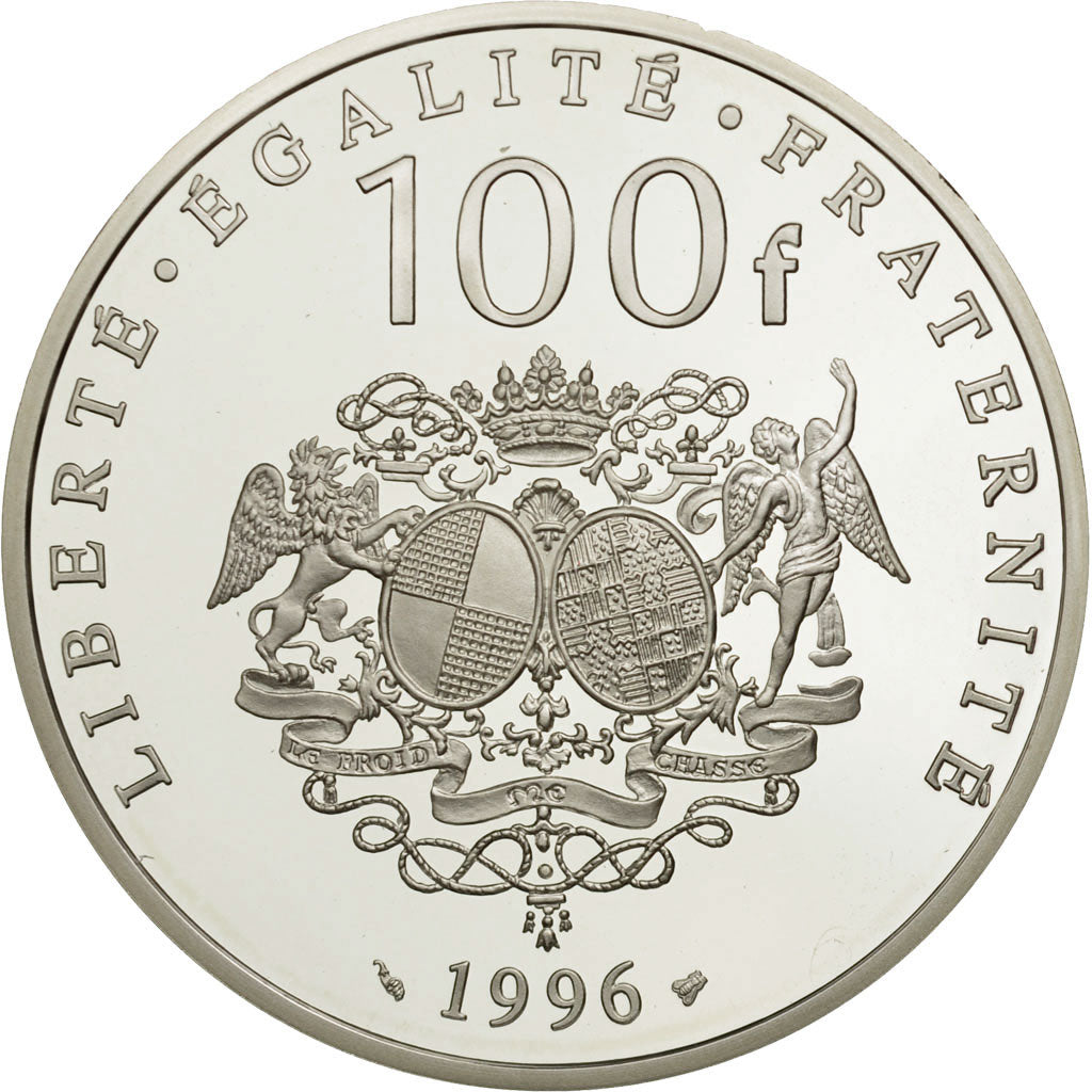 France, 100 Francs, 1996, MS(65-70), Silver, KM:1138