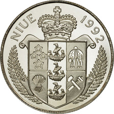 Monnaie, Niue, Elizabeth II, 5 Dollars, 1992, FDC, Argent, KM:61