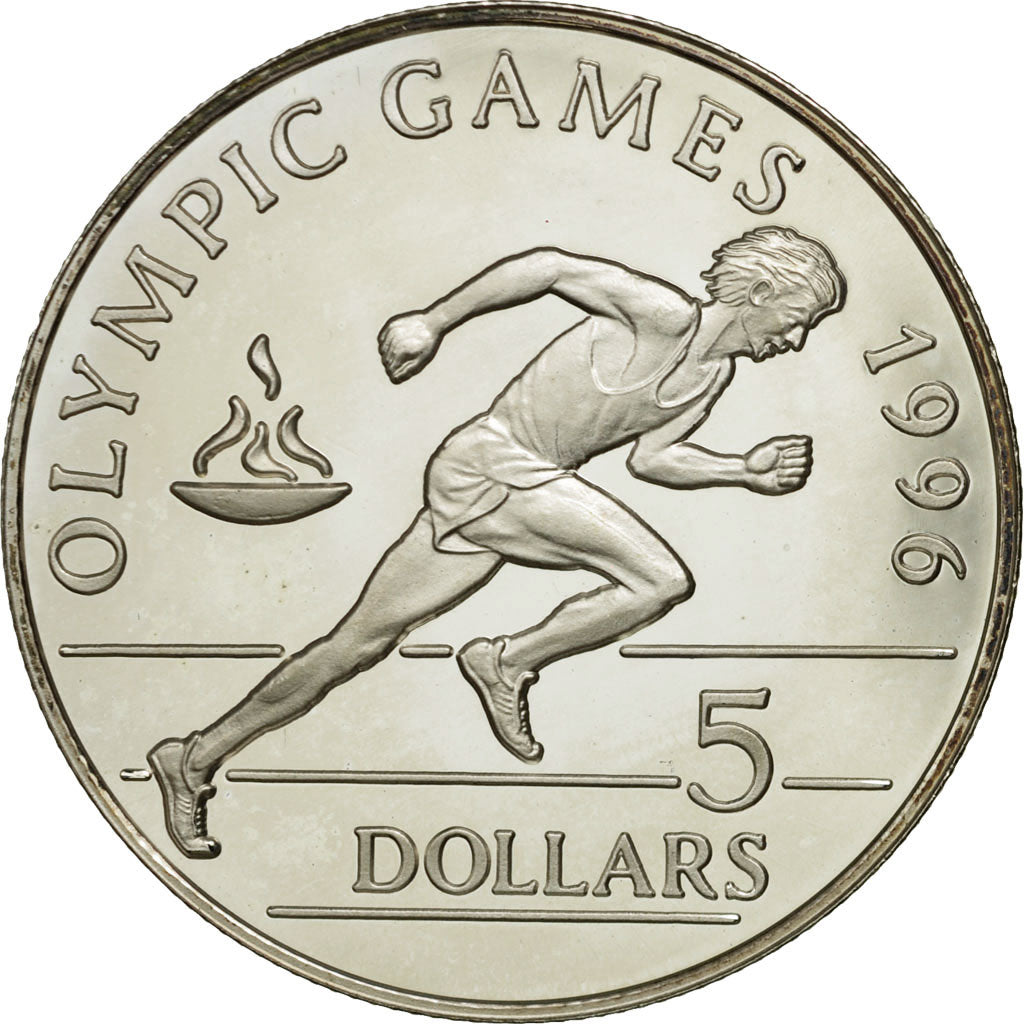 Coin, Niue, Elizabeth II, 5 Dollars, 1992, MS(65-70), Silver, KM:61